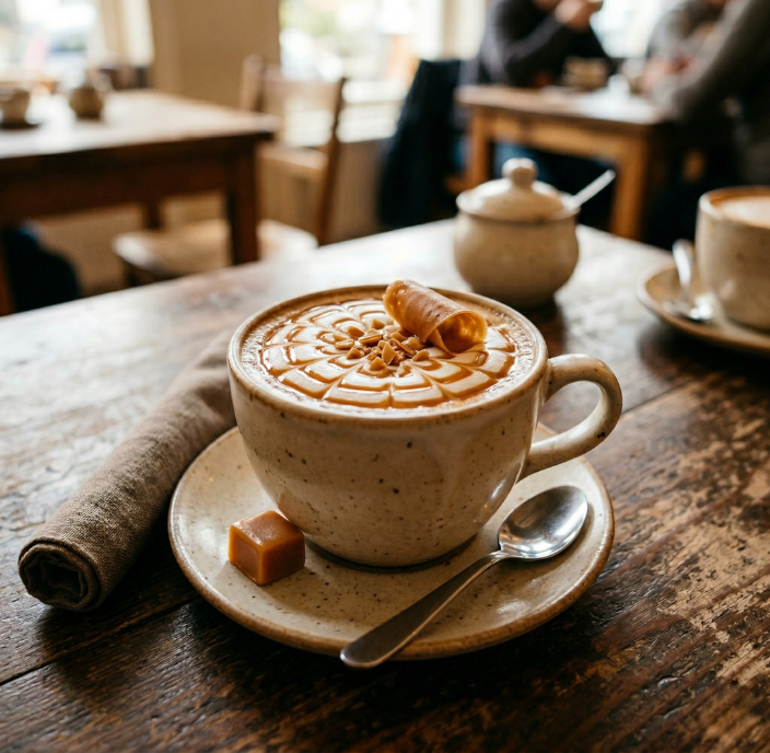 Caramel Candy Flavoured Instant Coffee